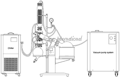 Ai SolventVap 13G/50L Rotary Evaporator Motorized+Manual Lift